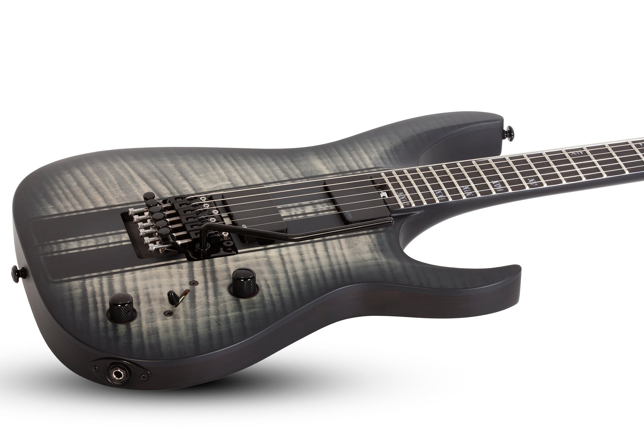 Schecter Banshee GT-FR 6-String Electric Guitar in Charcoal Burst