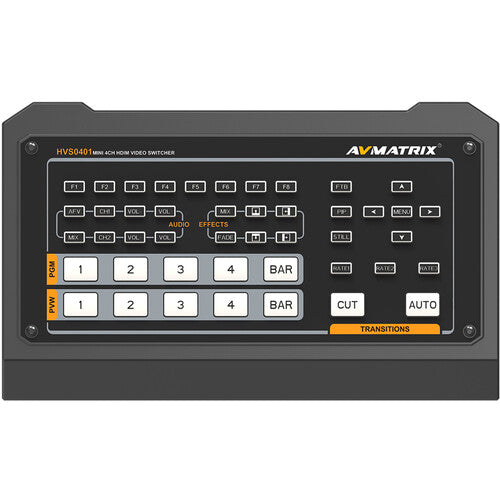 AVMatrix Mini 4 Channel Multi-format Live Streaming Video Switcher