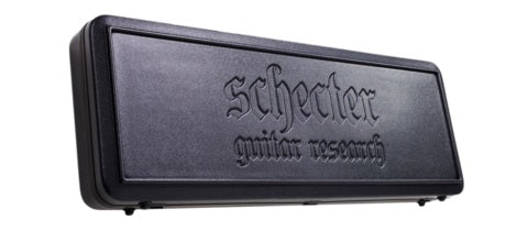 Schecter Hardcase for C-Shape Electric Guitar, Black/Blue Interior