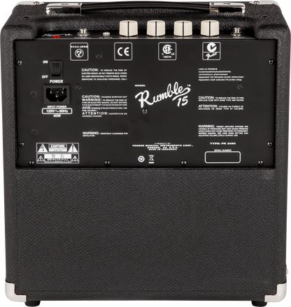 Fender Rumble 15 V3 Bass Amplifier
