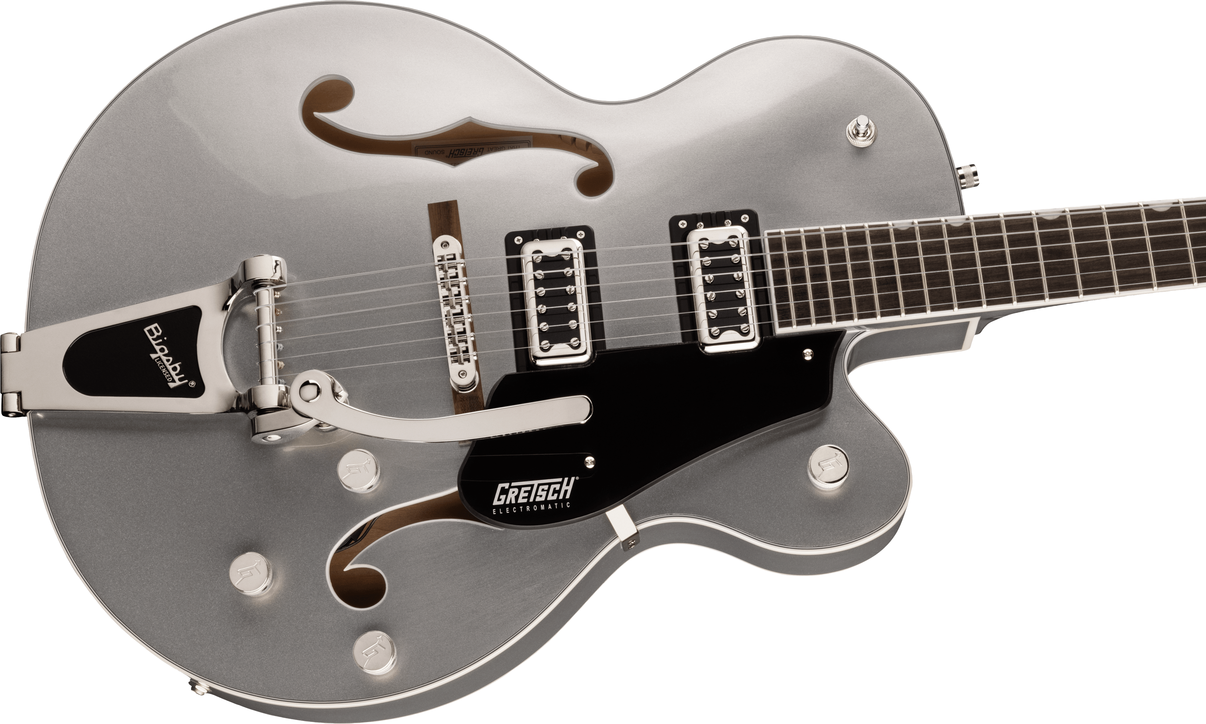 Gretsch G5420T Electromatic Hollowbody Electric Guitar with Bigsby in Airline Silver