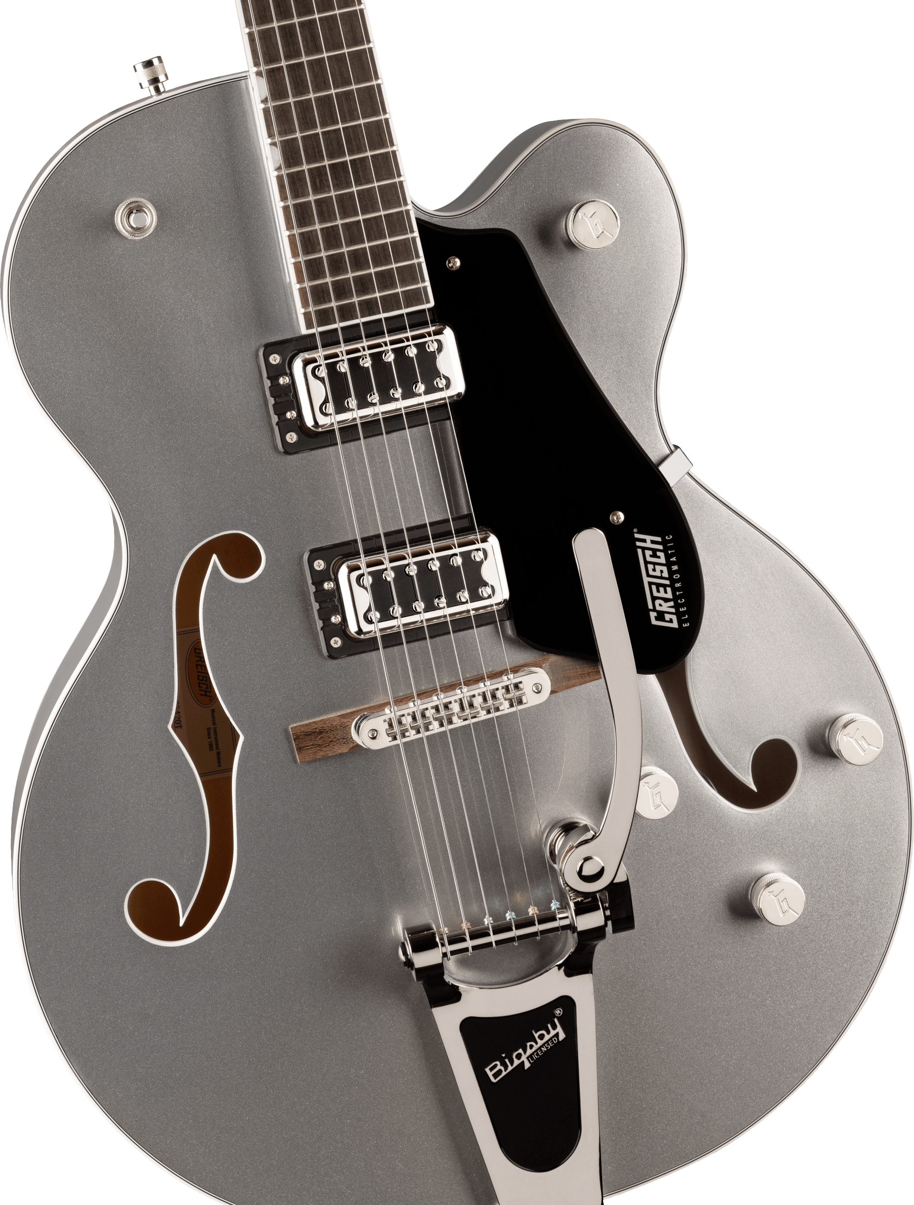 Gretsch G5420T Electromatic Hollowbody Electric Guitar with Bigsby in Airline Silver