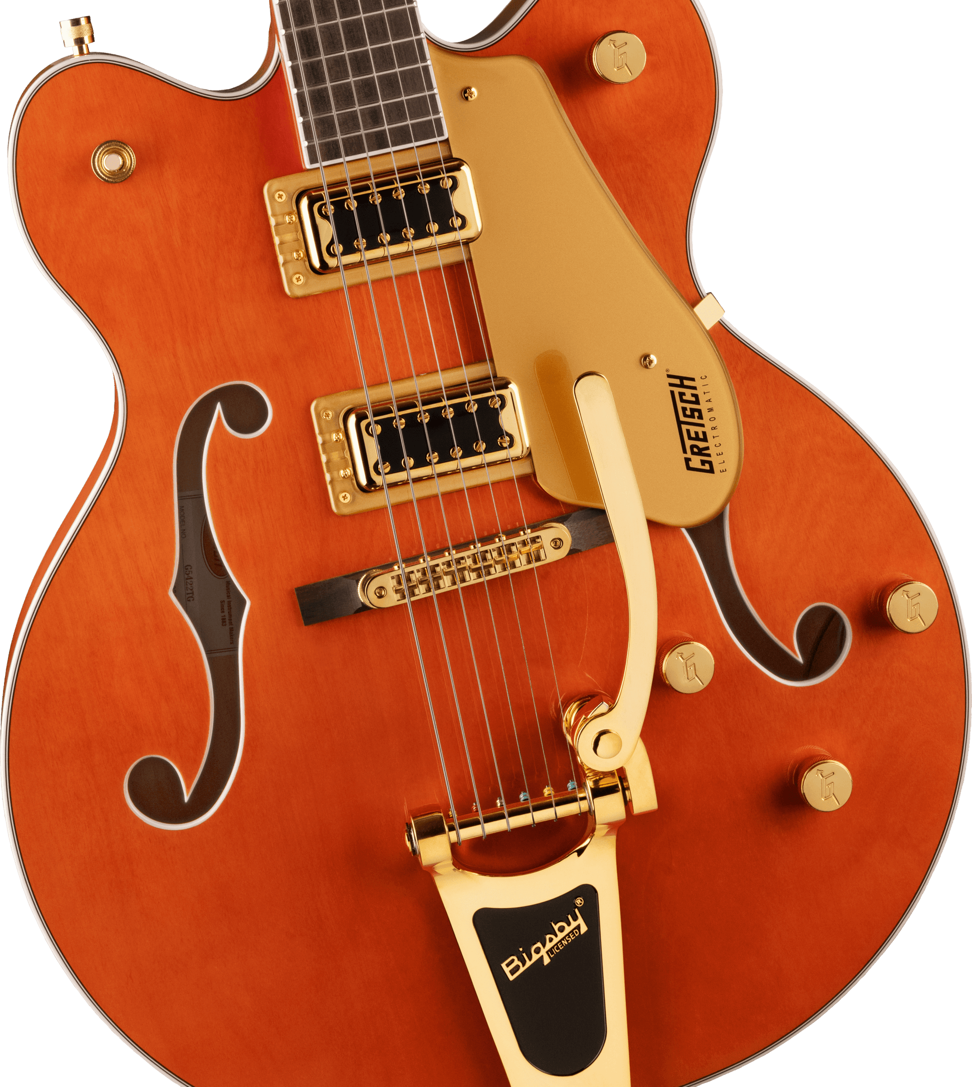 Gretsch G5422TG  Electric Hollowbody Guitar With Bigsby  in Orange Stain
