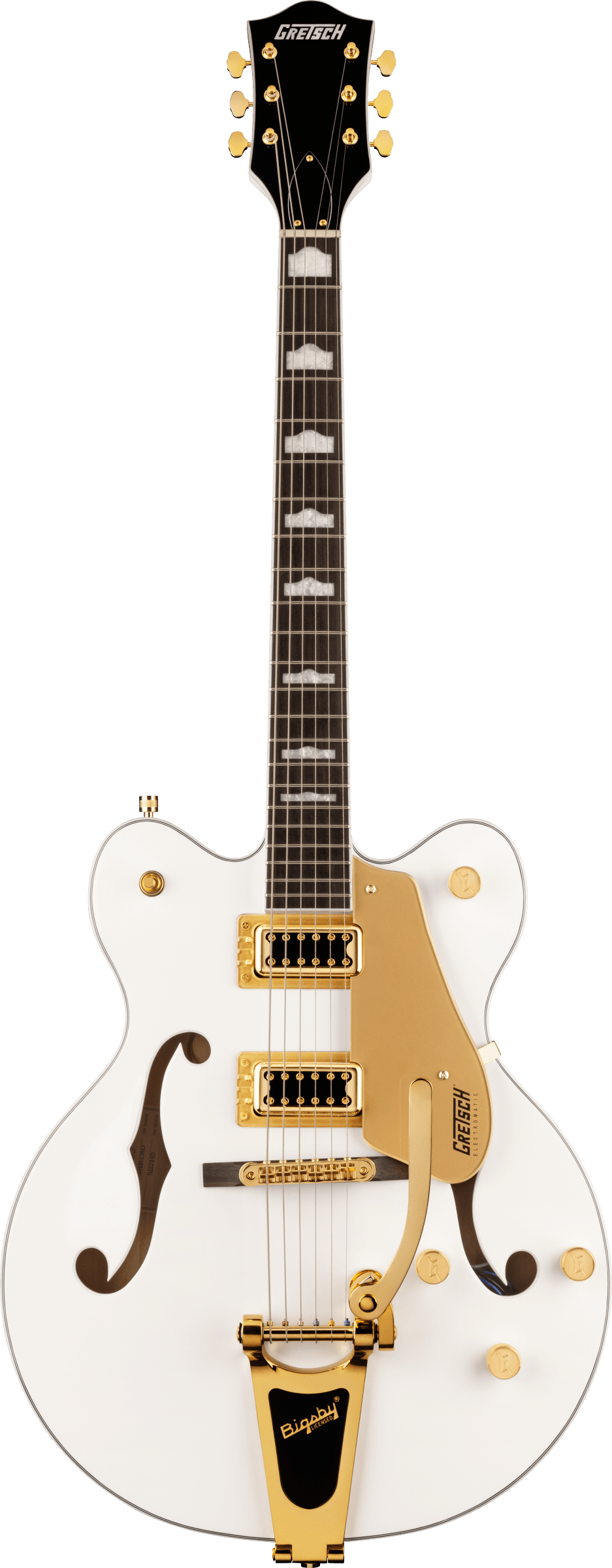Gretsch G5422TG Electromatic Hollow Body Double-Cut with Bigsby, Gold Hardware in Snowcrest White