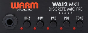 Warm Audio WA12 MKII BLACK Discrete Mic Preamp