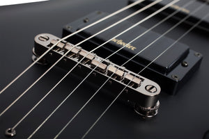 Schecter Demon-6 Electric Guitar in Aged Black Satin