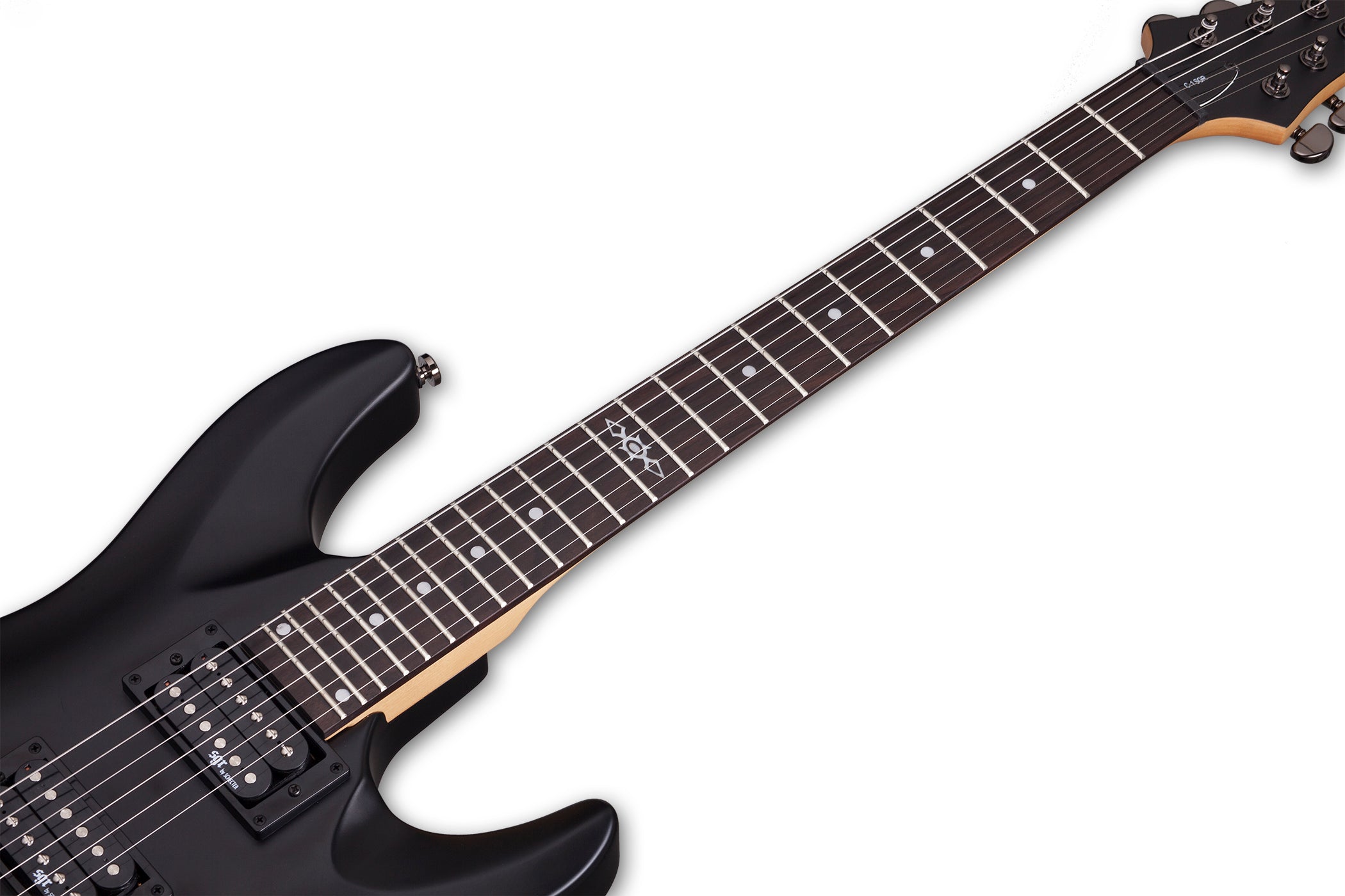 Schecter C-1 Sgr 6-String Electric Guitar, Midnight Satin Black