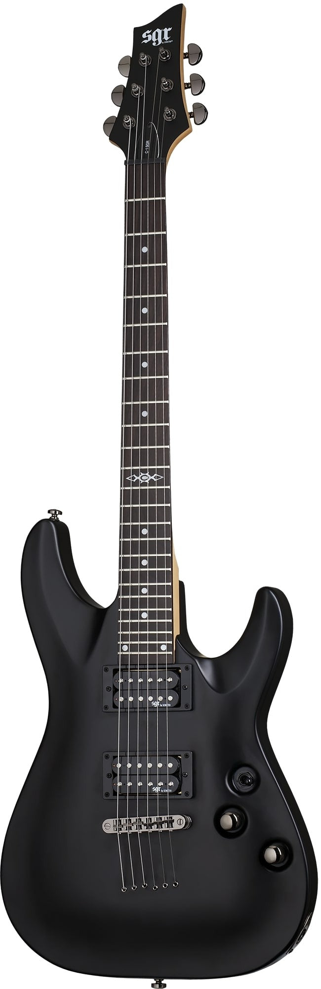 Schecter C-1 Sgr 6-String Electric Guitar, Midnight Satin Black
