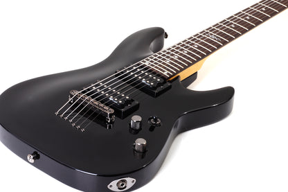 Schecter SGR Series C-7 7-String Guitar With SGR Pickups, Gloss Black