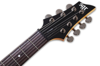 Schecter SGR Series C-7 7-String Guitar With SGR Pickups, Gloss Black