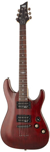 Schecter C-1 SGR Electric Guitar, With Gigbag, Walnut Satin 