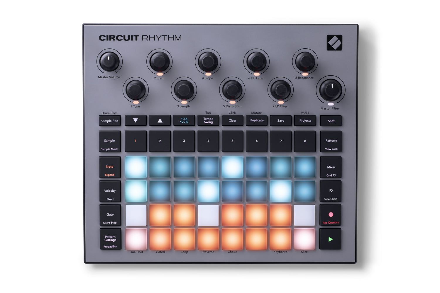 Novation Circuit Rhythm Standalone Sampler And Groove Production Workstation