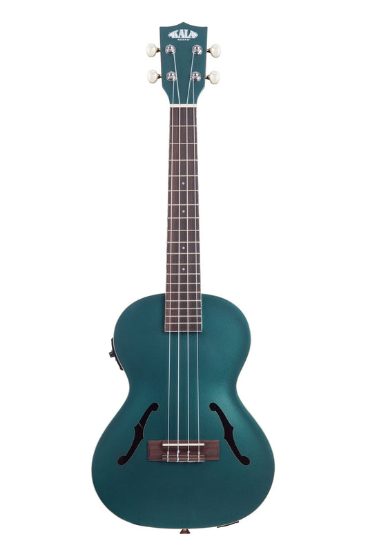 KALA KA-JTE-BKGN Brooklyn Green Archtop Tenor Ukulele With Pickup