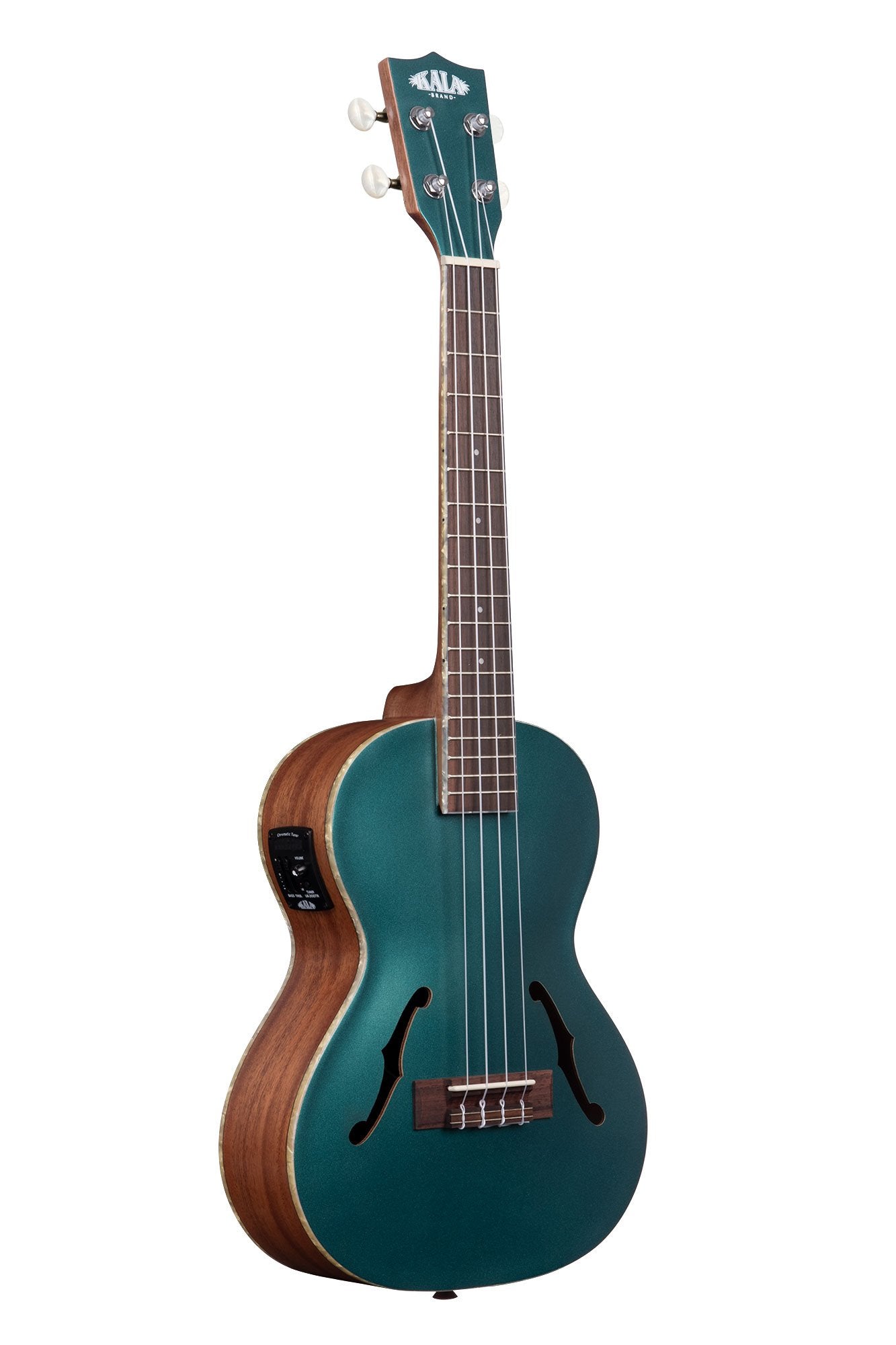 KALA KA-JTE-BKGN Brooklyn Green Archtop Tenor Ukulele With Pickup