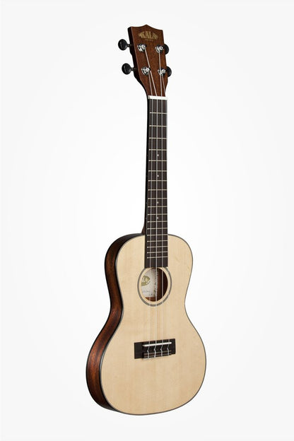 KALA KA-SSTU-C Solid Spruce Travel Concert Ukulele With Deluxe Gigbag