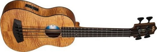KALA KA-UBASS-EM-FS Exotic Mahogany Electric Acoustic U-Bass Ukulele with Gigbag