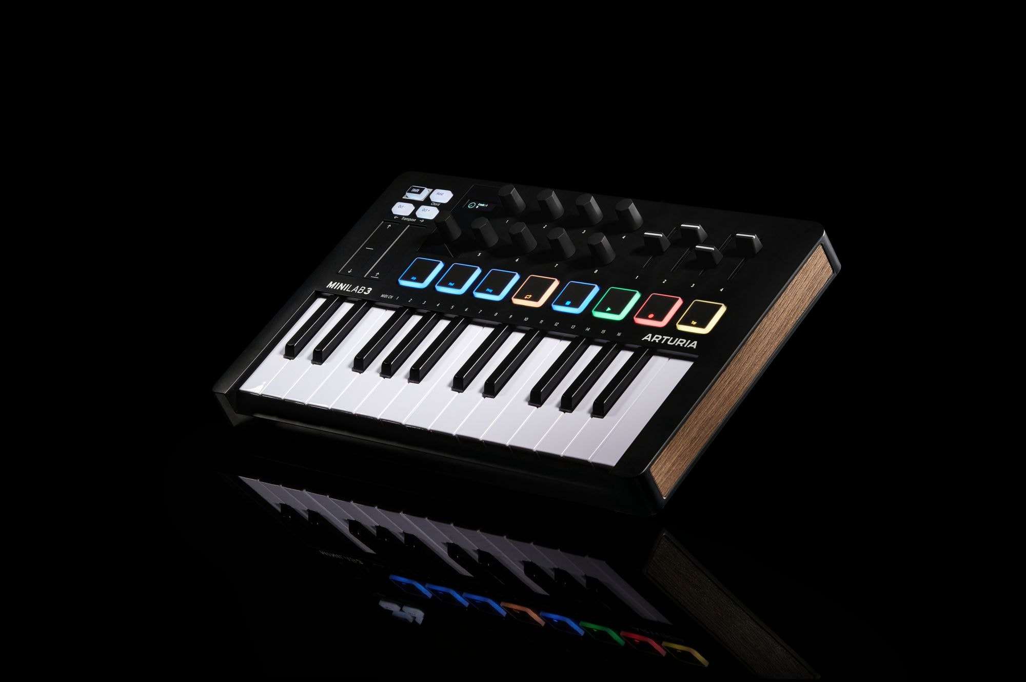 Arturia Minilab 3 Portable 25-Key MIDI Controller, Black – Maar's Music