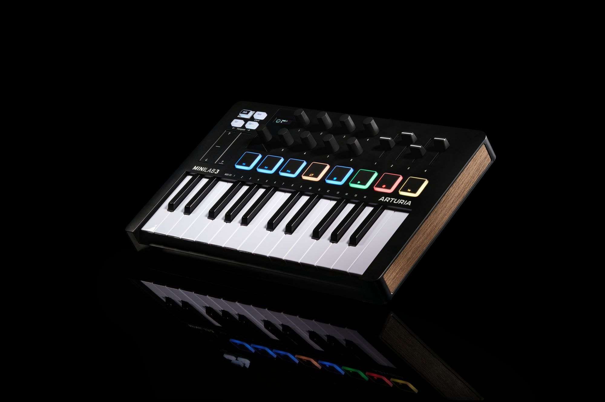 Arturia Minilab 3 Portable 25-Key MIDI Controller, Black – Maar’s Music