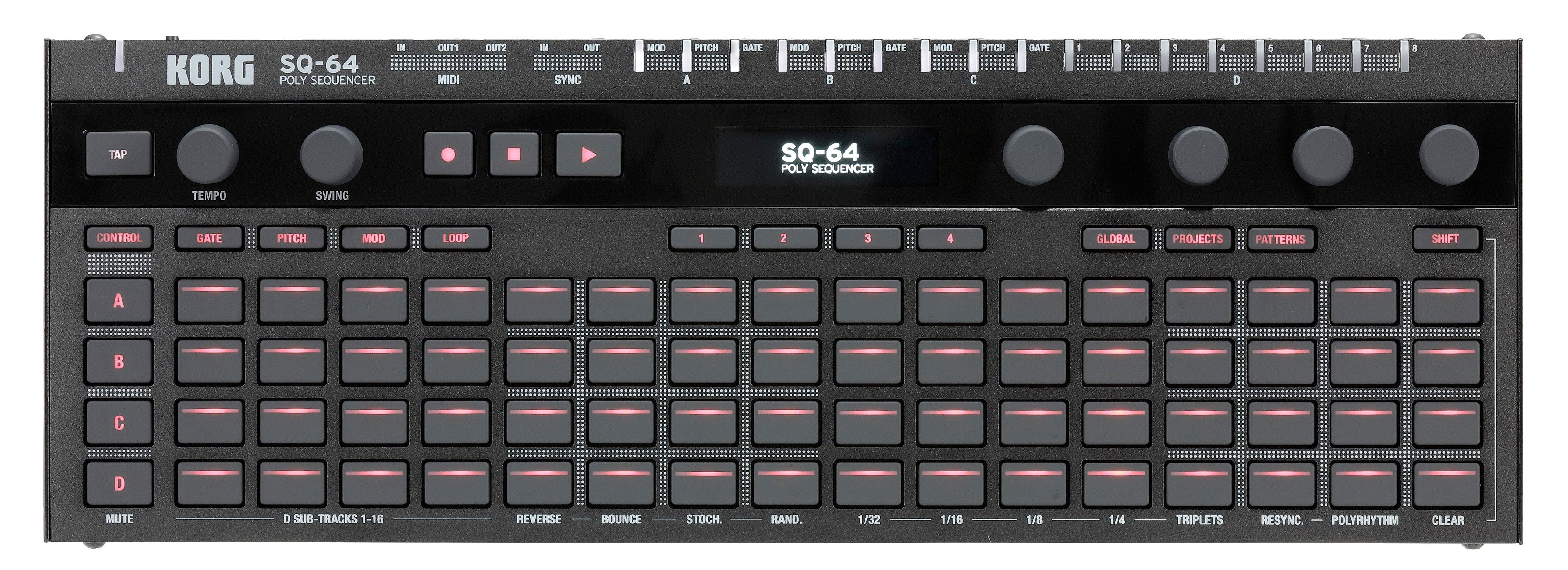 Korg sq-64 Compact Polyphonic Step Sequencer