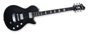 Hagstrom Ultra Max Series Electric Guitar, Satin Black