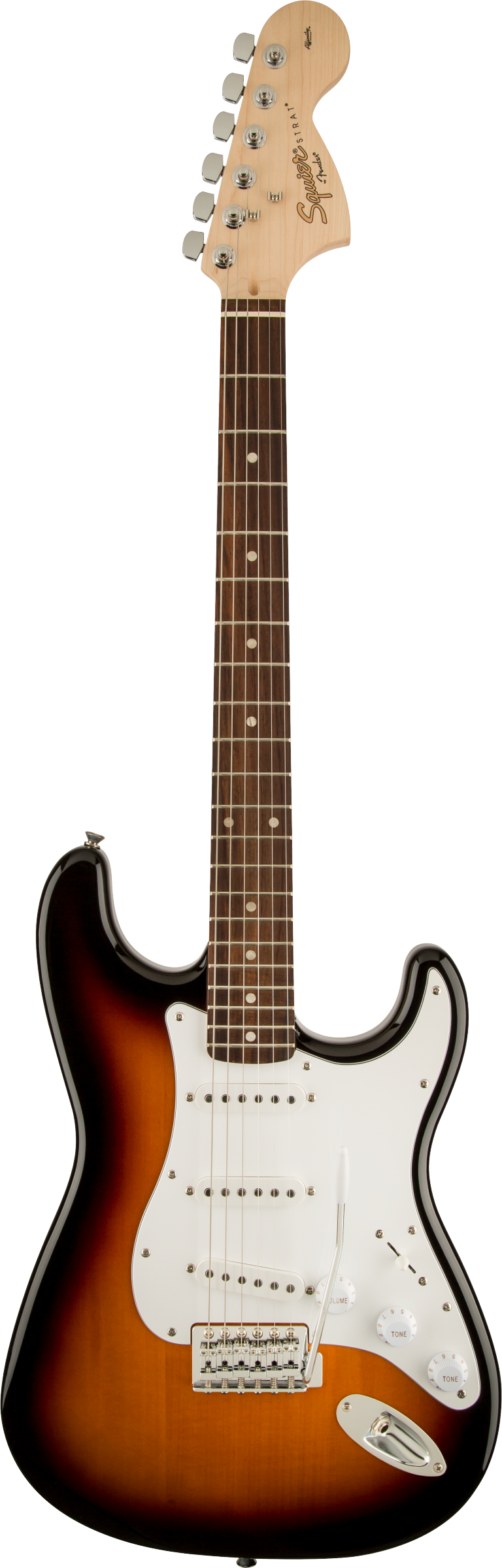 Squier Affinity Stratocaster Electric Guitar in Brown Sunburst