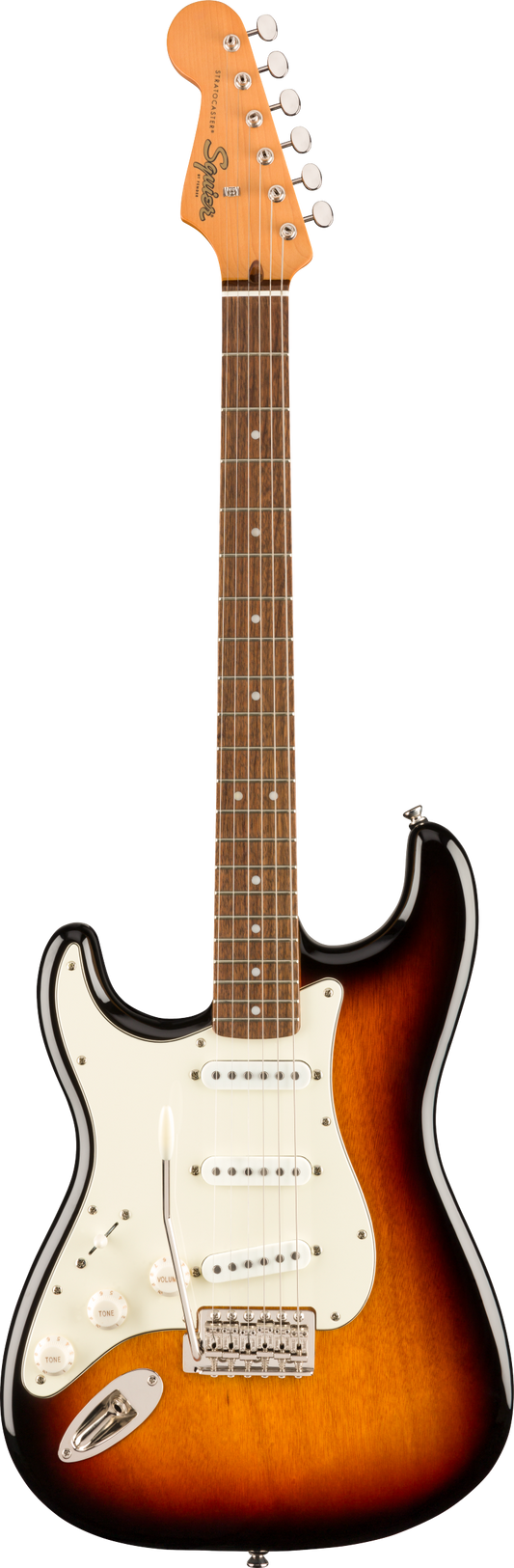 Squier Classic Vibe '60's Stratocaster Lefty in Three Tone Sunburst