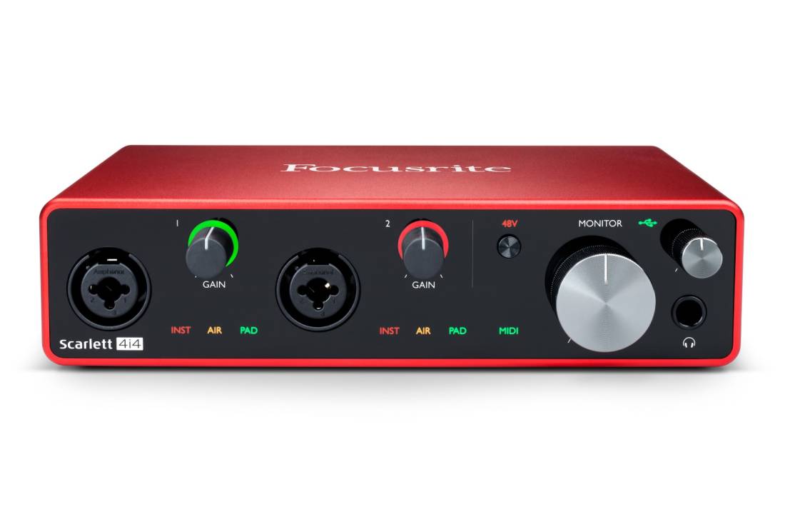 Focusrite Scarlett 4i4 3rd Generation 4-in, 4-out USB Audio Interface