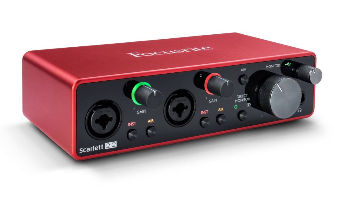 Focusrite Scarlett 2i2 3rd Generation USB 2.0 Audio Interface