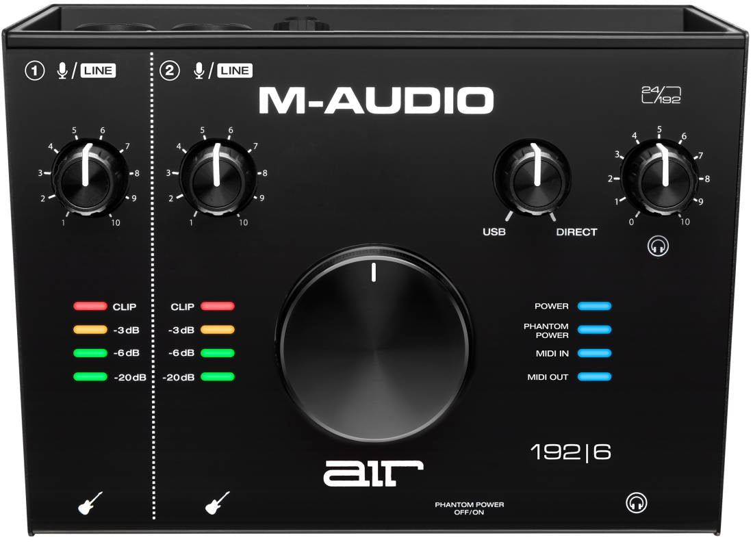 M-Audio AIR 192|6 2-In/2-Out 24/192 USB Audio/MIDI Interface