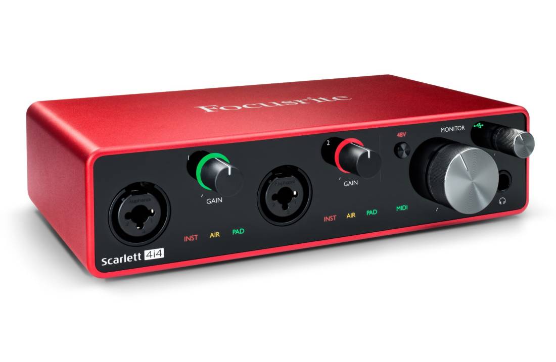 Focusrite Scarlett 4i4 3rd Generation 4-in, 4-out USB Audio Interface