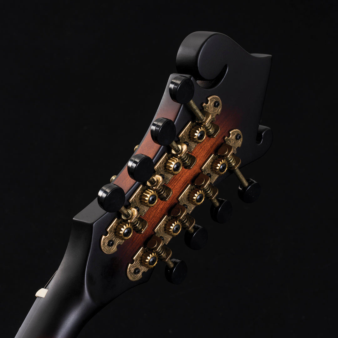 Washburn M108SWK-D Mandolin, Solid Spruce Top, Solid Mahogany Back And Sides, Ebony Fretboard, Vintage Natural