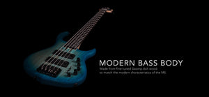 Sire Marcus Miller M5 4st Swamp Ash 2nd Generation Bass in Transparent Blue