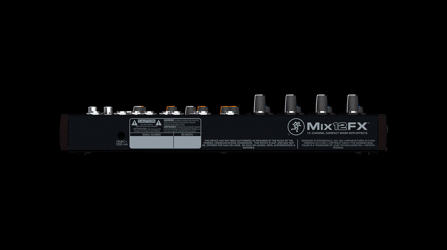 Mackie MIX12FX 12 Channel Compact Mixer with Effects